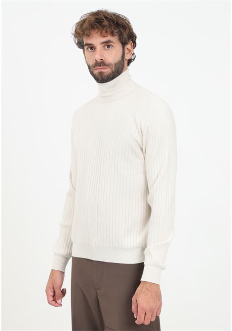 Maglione a collo alto panna da uomo IM BRIAN | MA3006P